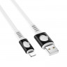 BOROFONE USB кабель 8-pin BX35 2.4A, длина: 1 метр (белый) 5301 - BOROFONE USB кабель 8-pin BX35 2.4A, длина: 1 метр (белый) 5301