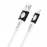 BOROFONE USB кабель 8-pin BX35 2.4A, длина: 1 метр (белый) 5301 - BOROFONE USB кабель 8-pin BX35 2.4A, длина: 1 метр (белый) 5301