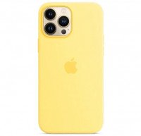 Чехол Silicone Case iPhone 13 Pro (канареечный) 30187