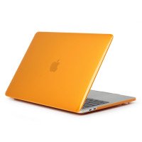Чехол MacBook Pro 16.2 модель A2485 / A2780 / A2991 (2021-2023гг.) глянцевый (оранжевый) 4097
