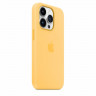 Чехол Silicone Case iPhone 14 Pro Max (жёлтый) 1605 - Чехол Silicone Case iPhone 14 Pro Max (жёлтый) 1605