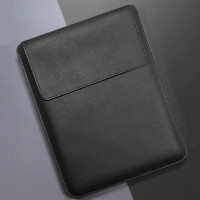 БРОНЬКА Чехол-конверт для MacBook Pro / Air 15" PU кожа + кейс для мыши / зарядки / кабеля (чёрный) 7028