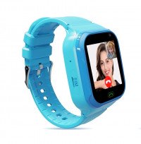 Smart Watch Kids Детские часы для контроля ребёнка модель C80 версия GPS (голубой) 8582