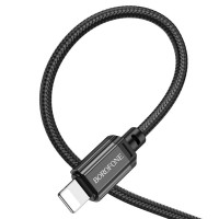 BOROFONE USB кабель lightning 8-pin BX87 2.4A, 1 метр (чёрный) 7686