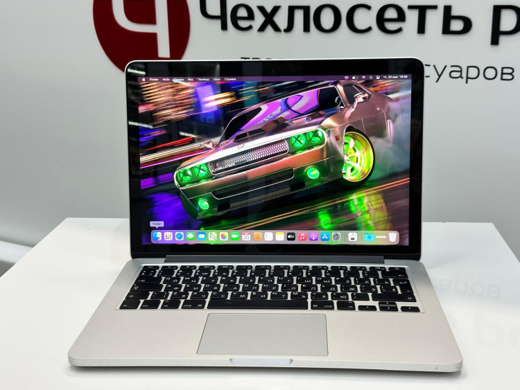 Ноутбук Apple Macbook Pro 13 2013 Retina A1502 (Производство 2014) i5 2.4Ггц x2 / RAM 4Гб / SSD 128Gb / Intel Iris 1536 МБ / АКБ 1395ц-80% / Silver Б/У C02M7HXMFGYY (Г14-80857-S)