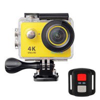 Экшн камера EKEN H9R 4K Wi-Fi + пульт (жёлтый) 3658