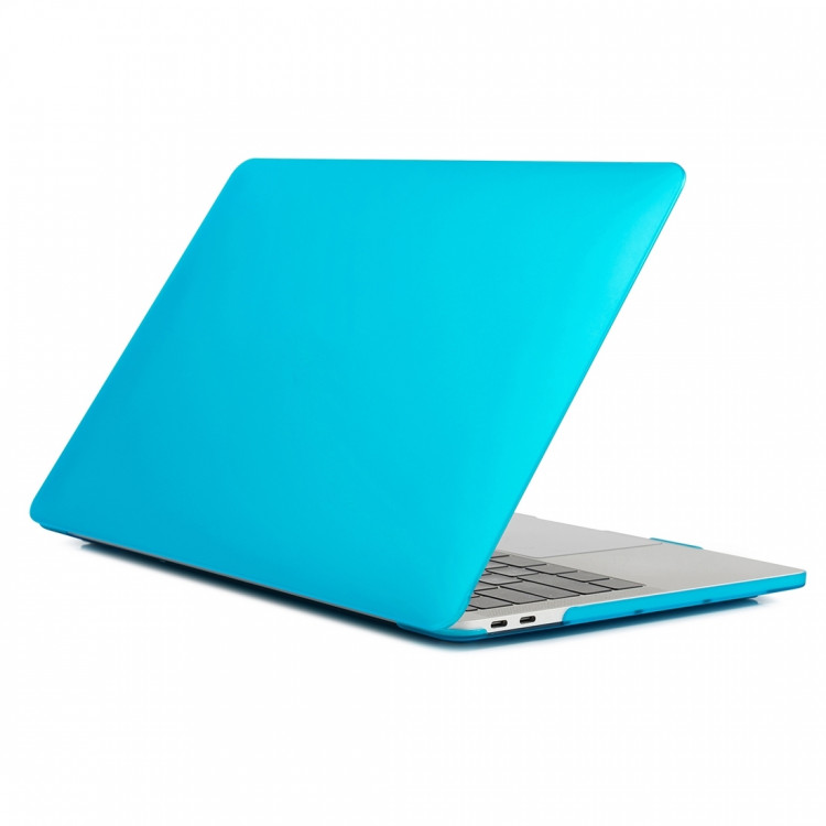 Чехол MacBook Pro 16.2 модель A2485 / A2780 / A2991 (2021-2023гг.) матовый (голубой) 4094