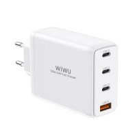 WIWU Блок питания 120W model TR257-AEU EU вилка USB + PDx3 QuickCharge 3.0 (белый) 8005