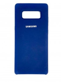 Чехол Silicone Cover Samsung Galaxy Note 8 (темно-синий)
