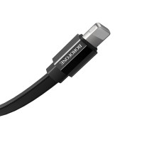 BOROFONE USB кабель 8-pin BU8 2.4A, длина: 1.2 метра (чёрный) 3073