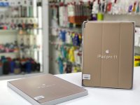 Чехол для iPad Pro 11 (2018) Smart Case серии Apple кожаный (розовое золото) 0017
