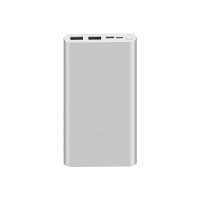 XIAOMI Внешний аккумулятор Power Bank Mi 2i 10000mAh металлический (серебро) 0927