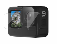 BRONKA Набор защитных стёкл для экшн камеры GoPro Hero 9 модель BR-9 (стекла 3шт) 25001
