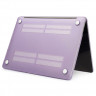 Чехол MacBook Pro 16.2 модель A2485 / A2780 / A2991 (2021-2023гг.) матовый (фиолетовый) 4094 - Чехол MacBook Pro 16.2 модель A2485 / A2780 / A2991 (2021-2023гг.) матовый (фиолетовый) 4094