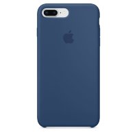 Чехол Silicone Case iPhone 7 Plus / 8 Plus (тёмно-синий) 2666