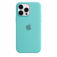 Чехол Silicone Case iPhone 14 Pro Max (бирюзовый) 1610