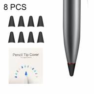 Комплект накладок на наконечники Apple Pencil 1 / 2 (чёрный) 6005 - Комплект накладок на наконечники Apple Pencil 1 / 2 (чёрный) 6005