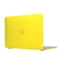 Чехол MacBook 12 (A1534) (2015-2017) матовый (жёлтый) 0038