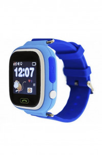 TIROKI Детские часы для контроля ребёнка модель Q90 версия GPS + WiFi + датчик снятия с руки (голубой) 3915