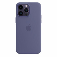 Чехол Silicone Case iPhone 14 Pro Max (серо-сиреневый) 1611