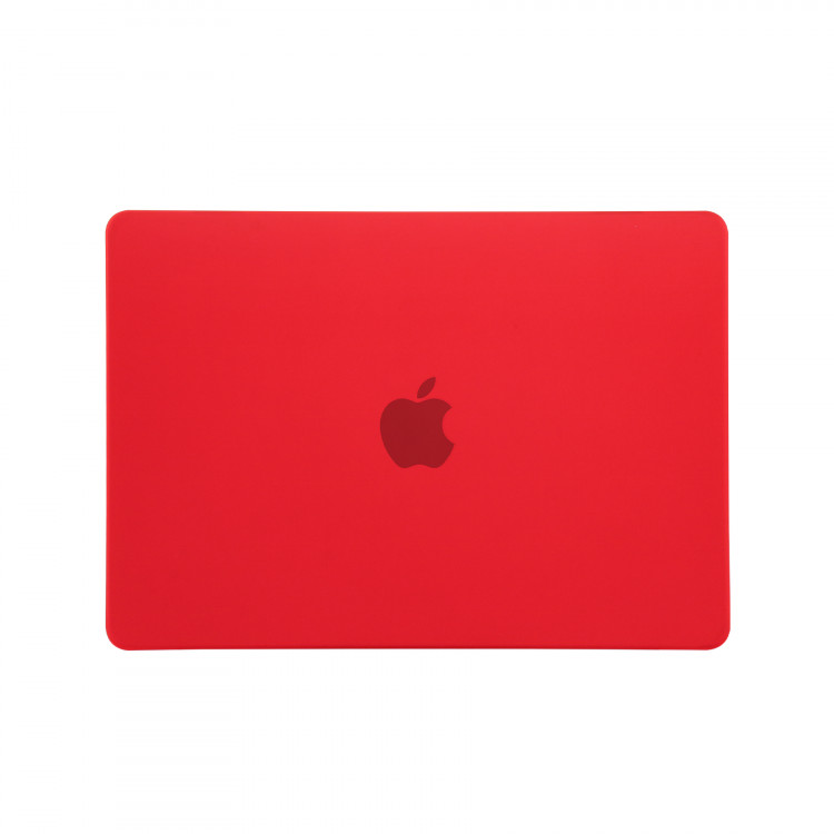 Чехол MacBook White 13 A1342 (2009-2010г) матовый (красный) 4353