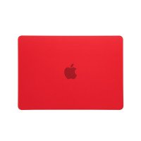 Чехол MacBook White 13 A1342 (2009-2010г) матовый (красный) 4353