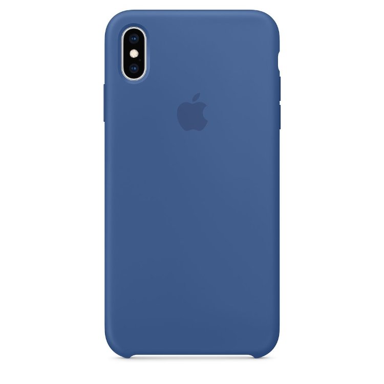 Чехол Silicone Case iPhone XS Max (синий) 38005