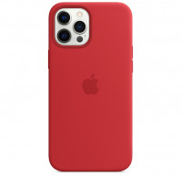 Чехол Silicone Case iPhone 12 Pro Max (красный) 3826