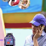 TIROKI Детские часы 4G для контроля ребёнка модель T10s версия GPS + градусник + датчик снятия с руки (фиолетовый) 3939 - TIROKI Детские часы 4G для контроля ребёнка модель T10s версия GPS + градусник + датчик снятия с руки (фиолетовый) 3939