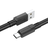 BOROFONE USB кабель Type-C BX81 3A, 1 метр (чёрный) 5663