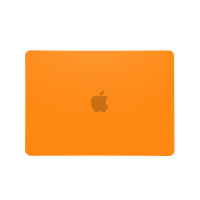 Чехол MacBook White 13 A1342 (2009-2010г) матовый (оранжевый) 4353