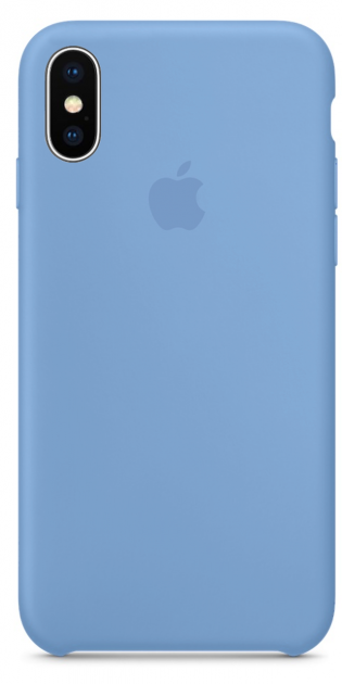 Чехол Silicone Case iPhone XS Max (светло-синий) 38012
