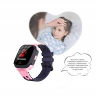 TIROKI Детские часы 4G для контроля ребёнка модель T8W версия GPS + градусник + водостойкие (розовый) 3939 - TIROKI Детские часы 4G для контроля ребёнка модель T8W версия GPS + градусник + водостойкие (розовый) 3939