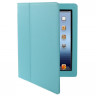 Чехол книжка кожаная серии Basic для iPad 2 / 3 / 4 (голубой) 0370 - Чехол книжка кожаная серии Basic для iPad 2 / 3 / 4 (голубой) 0370