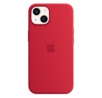 Чехол Silicone Case iPhone 13 (красный) 30113