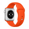 Ремешок Apple Watch 42mm / 44mm силикон гладкий (оранжевый) 6475 - Ремешок Apple Watch 42mm / 44mm силикон гладкий (оранжевый) 6475