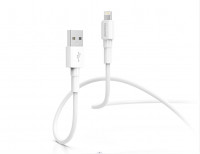 CHAROME USB кабель lightning 8-pin C21-03 2.4A, 1 метр (белый) 7084