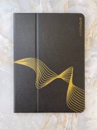 TOTU Чехол для iPad Air 9.7 / 2017 / 2018 книжка Smart (чёрно-золотой) 9142