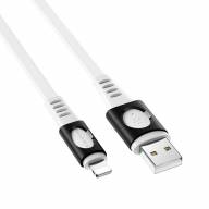 BOROFONE USB кабель 8-pin lightning BX51 2.4A 1 метр (белый) 6241 - BOROFONE USB кабель 8-pin lightning BX51 2.4A 1 метр (белый) 6241