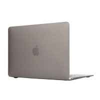 Чехол MacBook 12 (A1534) (2015-2017) матовый (серый) 0038