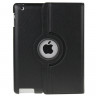Чехол Книжка 360° кожаный для iPad 2 / 3 / 4 (чёрный) 0375 - Чехол Книжка 360° кожаный для iPad 2 / 3 / 4 (чёрный) 0375