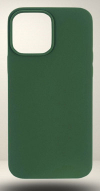 Чехол Silicone Case iPhone 14 Pro Max (зелёный хаки) 1614