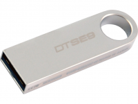 Kingston Флеш карта USB металлическая для компьютера 4Gb модель SE9 (серебро) 44972