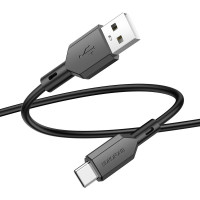 BOROFONE USB кабель Type-C BX70 3A, 1 метр (чёрный) 5672