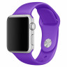 Ремешок Apple Watch 42mm / 44mm силикон гладкий (фиолетовый) 6475 - Ремешок Apple Watch 42mm / 44mm силикон гладкий (фиолетовый) 6475