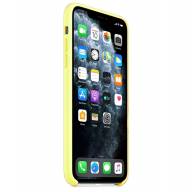 Чехол Silicone Case iPhone 11 Pro Max (лимонный) 2712 - Чехол Silicone Case iPhone 11 Pro Max (лимонный) 2712