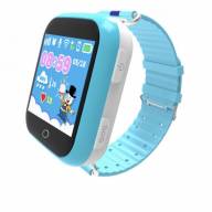 TIROKI Детские часы для контроля ребёнка модель Q100 версия GPS + WiFi + датчик снятия с руки (голубой) 3991 - TIROKI Детские часы для контроля ребёнка модель Q100 версия GPS + WiFi + датчик снятия с руки (голубой) 3991