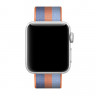 Ремешок Apple Watch 38mm / 40mm нейлоновый Classic (оранжево-синий) 7076 - Ремешок Apple Watch 38mm / 40mm нейлоновый Classic (оранжево-синий) 7076