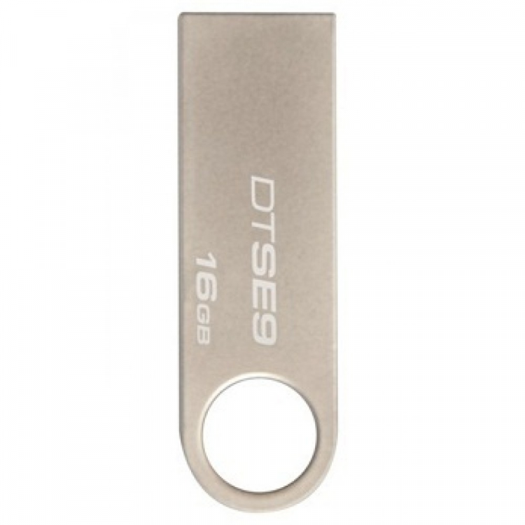Kingston Флеш карта USB металлическая для компьютера 16Gb модель SE9 (серебро) 44972