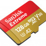 SanDisk Флэш карта Extreme microSD 128Gb 160Mb/s V30 без адаптера ADP (54759) - SanDisk Флэш карта Extreme microSD 128Gb 160Mb/s V30 без адаптера ADP (54759)